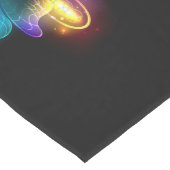 Chemin De Table Moyen Neon Firefly sur noir (Coin)