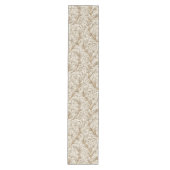 Chemin De Table Moyen Neutral Beige Gold Botanical Leaf William Morris (Devant)