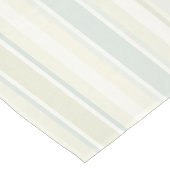 Chemin De Table Moyen Neutral Dusty Blue Striped | Rustic Farmhouse (Coin)