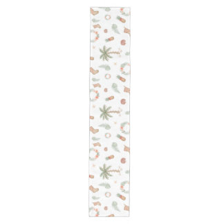 Chemin De Table Moyen Noël Tropical Rustique