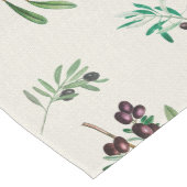 Chemin De Table Moyen Olives, Toscane, Méditerranée, été (Coin)