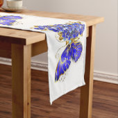 Chemin De Table Moyen Papillon saphir à fleurs (In Situ)