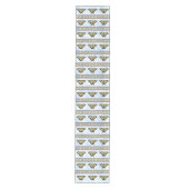 Chemin De Table Moyen Papillon Southwest Jaune Swallowtail bleu (Devant)