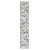 Chemin De Table Moyen Pastel Leopard Spot Motif (Devant)