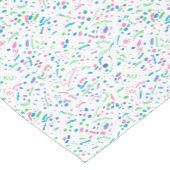 Chemin De Table Moyen Pastel Splatter Confetti Imprimer (Coin)