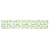 Chemin De Table Moyen Pattern of Green Elephants, Cute Elephants, stars (Horizontal)