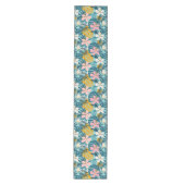 Chemin De Table Moyen Pattern tropical hibiscus (Devant)