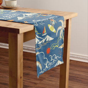 Chemin De Table Moyen Patters tropicaux