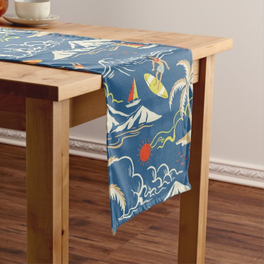 Chemin De Table Moyen Patters tropicaux (In Situ)