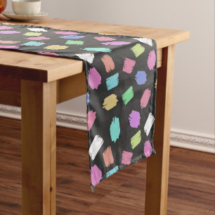Chemin De Table Moyen Pinceau de peinture contours, pinceaux colorés