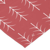 Chemin De Table Moyen Pins blancs Motif Rouge Coureur de table de Noël (Coin)