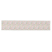 Chemin De Table Moyen Pivoine d'aquarelle (Horizontal)
