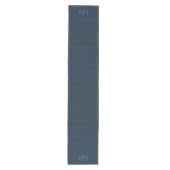 Chemin De Table Moyen Plaid bleu et vert (Devant)