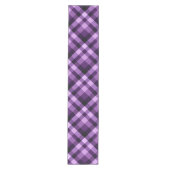 Chemin De Table Moyen Plum moderne violet Plaid Moyenne Table Runer (Devant)