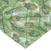 Chemin De Table Moyen Plumes de Coureur-Paon de Tableau (Coin)