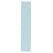 Chemin De Table Moyen Points Dalmatiens Bleus, Points Dalmatiens, Impres (Devant)