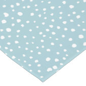 Chemin De Table Moyen Points Dalmatiens Bleus, Points Dalmatiens, Impres (Coin)