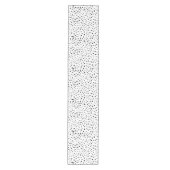 Chemin De Table Moyen Points dalmatiens, Points dalmatiens, Noir et Blan (Devant)