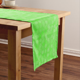 Chemin De Table Moyen points verts émeraude
