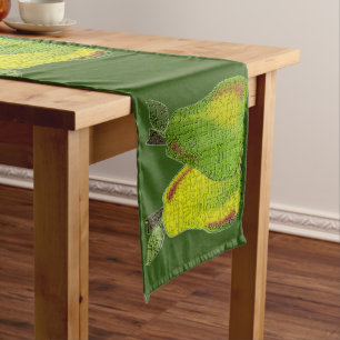 Chemin De Table Moyen Poires texturées