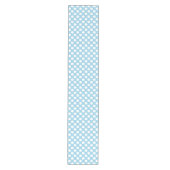 Chemin De Table Moyen Pois Bleus, Motif Pointe Polka, Points, Pointe (Devant)