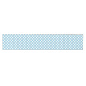 Chemin De Table Moyen Pois Bleus, Motif Pointe Polka, Points, Pointe (Horizontal)