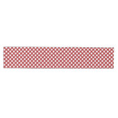 Chemin De Table Moyen Pois rouges, Motif à points polka, points, pointil (Horizontal)