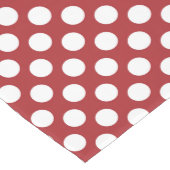 Chemin De Table Moyen Pois rouges, Motif à points polka, points, pointil (Coin)