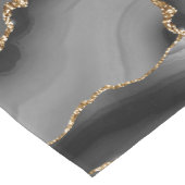 Chemin De Table Moyen Porte de Parties scintillant noir et or (Coin)