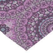 Chemin De Table Moyen Purple et Lavender Mandala Motif Design (Coin)