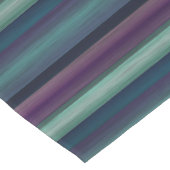 Chemin De Table Moyen Purple Turquoise Bleu Vert Aquarelle Rayures Motif (Coin)