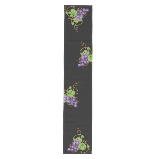 Chemin De Table Moyen Raisins du serveur de table (Devant)