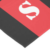 Chemin De Table Moyen Red Black Noël (Coin)