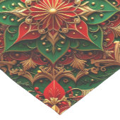 Chemin De Table Moyen Red Green Decorative Holiday Table Runner (Coin)