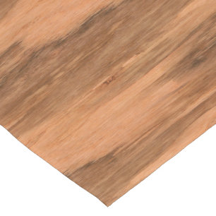 Chemin De Table Moyen Regard du bois de grain d'eucalyptus naturel