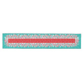 Chemin De Table Moyen Retro Ornaments Christmas (Horizontal)