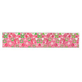 Chemin De Table Moyen Retro Squares Pattern (Horizontal)