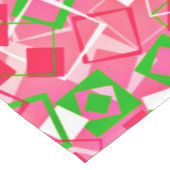 Chemin De Table Moyen Retro Squares Pattern (Coin)