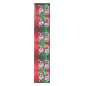 Chemin De Table Moyen Rhinestones Snowman Holiday Table Runner (Devant)