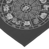 Chemin De Table Moyen Roue Zodiac de l'horoscope chinois (Coin)