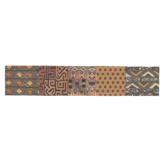 Chemin De Table Moyen Runner table 16x 90 pouces avec motif africain (Horizontal)