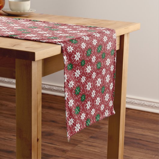 Chemin De Table Moyen Scandinavian Fair Isle Christmas Edition 1 (In Situ)
