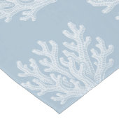 Chemin De Table Moyen Sea Coral Silhouette | Misty Blue (Coin)