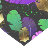 Chemin De Table Moyen Seamless Pattern with Mardi Gras feathers (Coin)