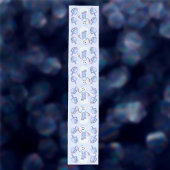 Chemin De Table Moyen Snowman Dreidels Juif Holiday Blue Hanoukka