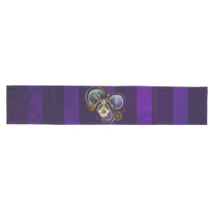 Chemin De Table Moyen Spider Steampunk sur Arrière - plan pourpre