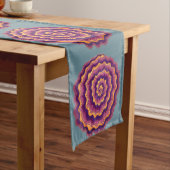 Chemin De Table Moyen Spirales pourpres (In Situ)