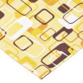 Chemin De Table Moyen Style abstrait jaune et noir moderne (Coin)