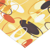 Chemin De Table Moyen Style abstrait jaune et noir moderne (Coin)