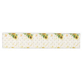 Chemin De Table Moyen Sunflower Bee Hive Honeycomb Golden Honey (Horizontal)